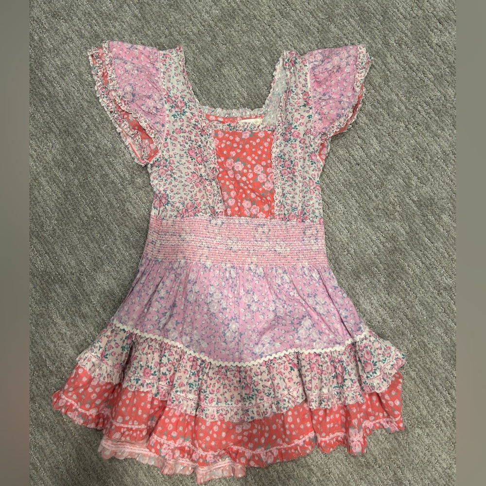 Love shack fancy pink dress size small